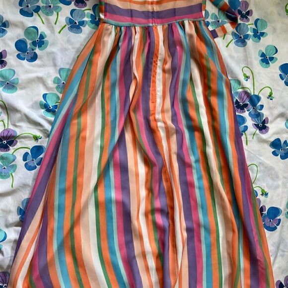 ModCloth Sherbet Stripe Halter Dress - Picture 5 of 12